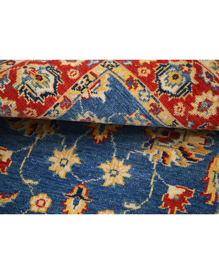 Ziegler 3' 4" X 4' 8" Hand Knotted Wool Rug 3' 4" X 4' 8" (101 X 142) / Blue / Wool