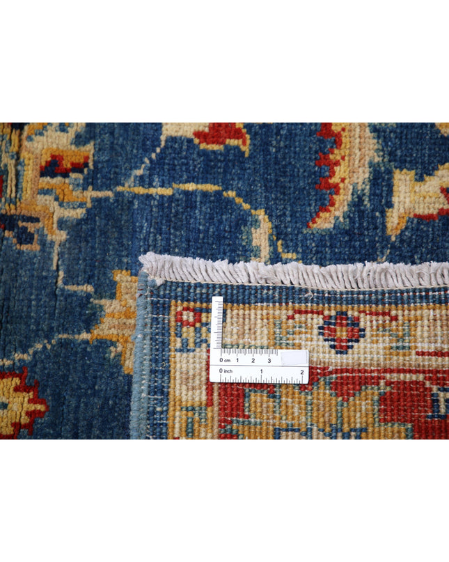 Ziegler 3' 4" X 4' 8" Hand Knotted Wool Rug 3' 4" X 4' 8" (101 X 142) / Blue / Wool