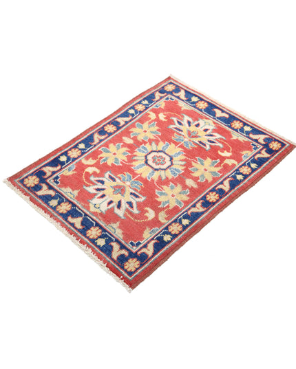 Ziegler 2' 0" X 2' 10" Hand Knotted Wool Rug 2' 0" X 2' 10" (61 X 86) / Red / Wool