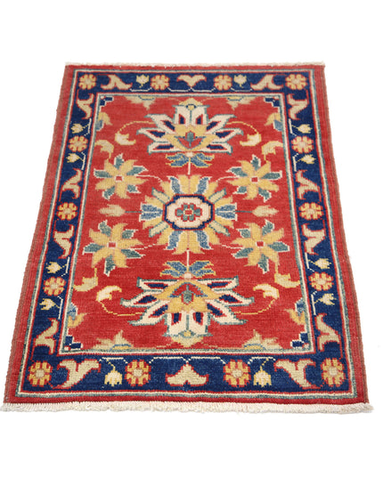 Ziegler 2' 0" X 2' 10" Hand Knotted Wool Rug 2' 0" X 2' 10" (61 X 86) / Red / Wool