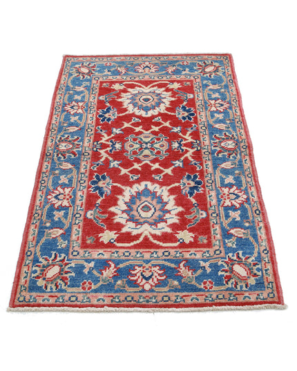 Ziegler 2' 7" X 4' 6" Hand Knotted Wool Rug 2' 7" X 4' 6" (79 X 137) / Red / Wool