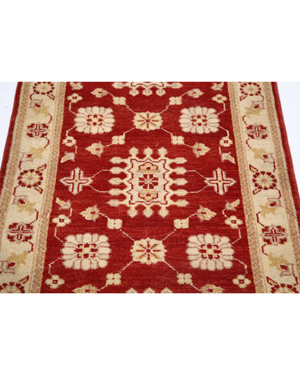 Ziegler 2' 6" X 4' 0" Hand Knotted Wool Rug 2' 6" X 4' 0" (76 X 122) / Red / Wool