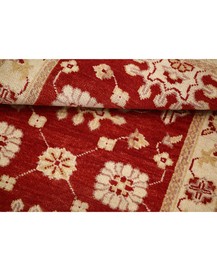 Ziegler 2' 6" X 4' 0" Hand Knotted Wool Rug 2' 6" X 4' 0" (76 X 122) / Red / Wool