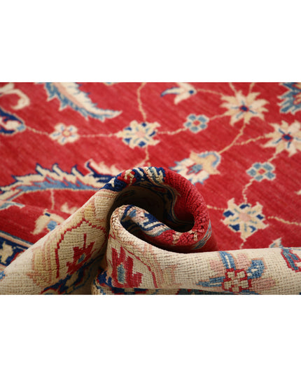 Ziegler 6' 8" X 9' 6" Hand Knotted Wool Rug 6' 8" X 9' 6" (203 X 290) / Red / Wool