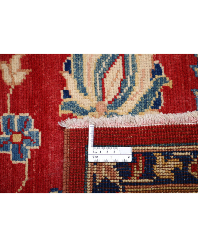 Ziegler 6' 8" X 9' 6" Hand Knotted Wool Rug 6' 8" X 9' 6" (203 X 290) / Red / Wool