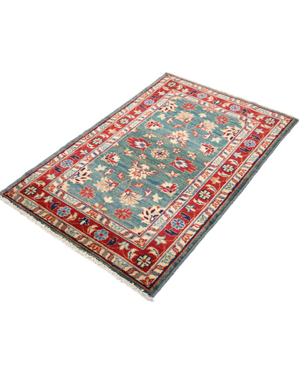 Ziegler 2' 10" X 4' 6" Hand Knotted Wool Rug 2' 10" X 4' 6" (86 X 137) / Green / Wool