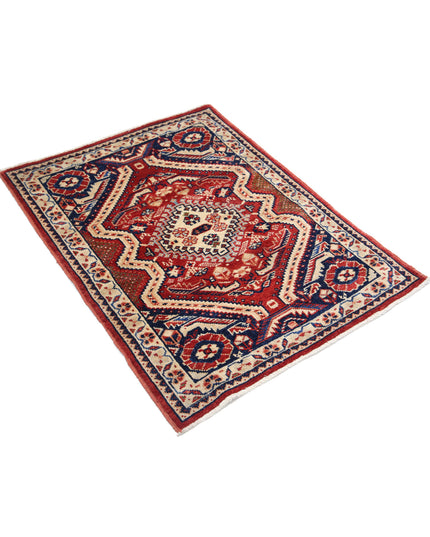 Ziegler 2' 8" X 3' 7" Hand Knotted Wool Rug 2' 8" X 3' 7" (81 X 109) / Red / Wool