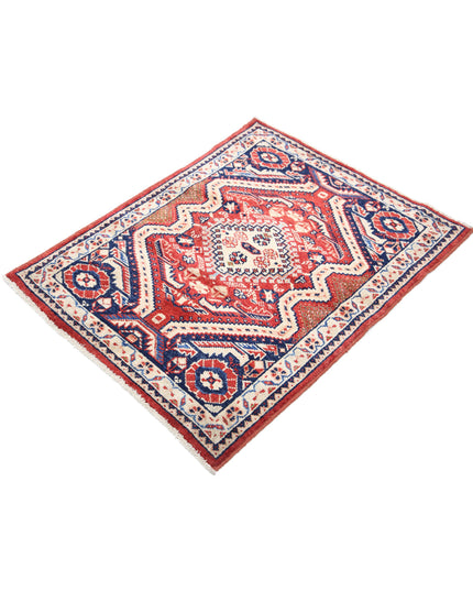 Ziegler 2' 8" X 3' 7" Hand Knotted Wool Rug 2' 8" X 3' 7" (81 X 109) / Red / Wool