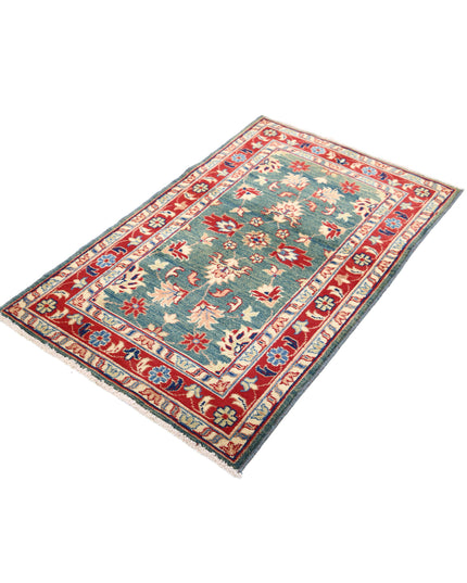 Ziegler 2' 11" X 4' 9" Hand Knotted Wool Rug 2' 11" X 4' 9" (89 X 145) / Green / Wool