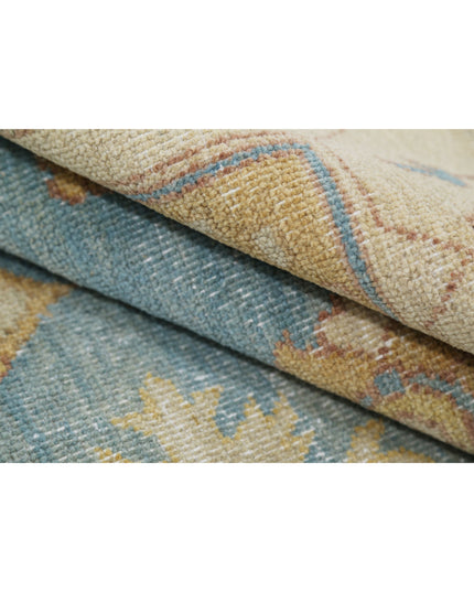 Ziegler 7' 9" X 9' 11" Hand Knotted Wool Rug 7' 9" X 9' 11" (236 X 302) / Blue / Wool