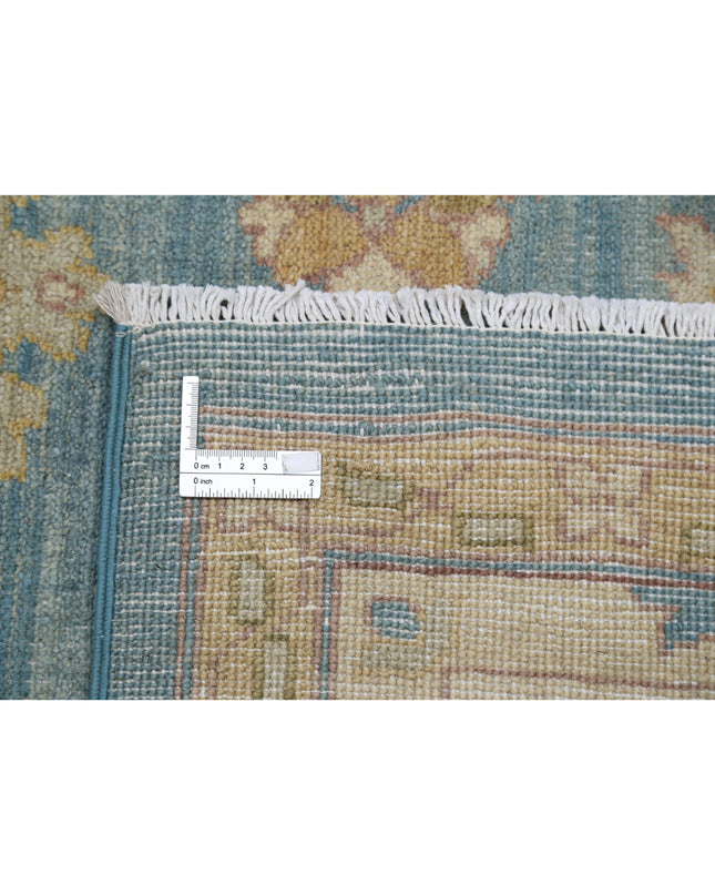 Ziegler 7' 9" X 9' 11" Hand Knotted Wool Rug 7' 9" X 9' 11" (236 X 302) / Blue / Wool