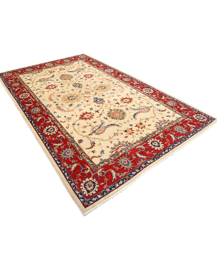 Ziegler 6' 5" X 10' 0" Hand Knotted Wool Rug 6' 5" X 10' 0" (196 X 305) / Beige / Wool