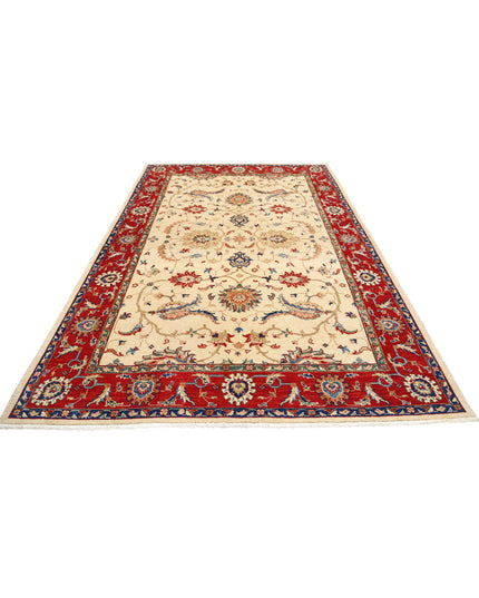 Ziegler 6' 5" X 10' 0" Hand Knotted Wool Rug 6' 5" X 10' 0" (196 X 305) / Beige / Wool