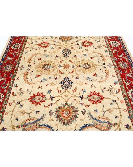 Ziegler 6' 5" X 10' 0" Hand Knotted Wool Rug 6' 5" X 10' 0" (196 X 305) / Beige / Wool