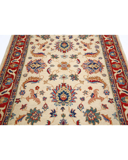 Ziegler 4' 0" X 6' 7" Hand Knotted Wool Rug 4' 0" X 6' 7" (122 X 201) / Beige / Wool