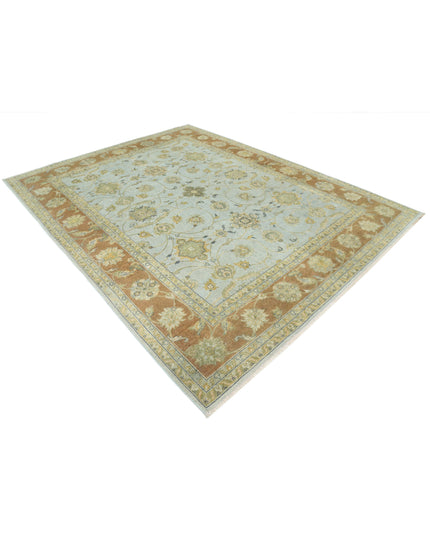 Ziegler 7' 9" X 9' 11" Hand Knotted Wool Rug 7' 9" X 9' 11" (236 X 302) / Blue / Wool