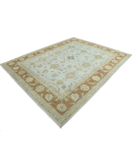 Ziegler 7' 9" X 9' 11" Hand Knotted Wool Rug 7' 9" X 9' 11" (236 X 302) / Blue / Wool