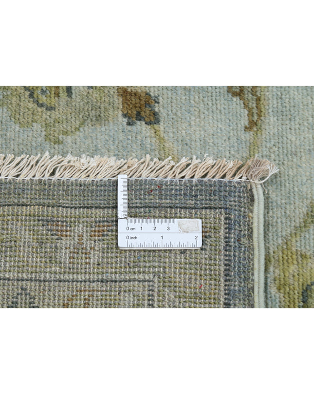 Ziegler 7' 9" X 9' 11" Hand Knotted Wool Rug 7' 9" X 9' 11" (236 X 302) / Blue / Wool