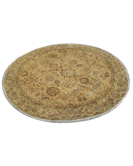 Ziegler 5' 5" X 5' 6" Hand Knotted Wool Rug 5' 5" X 5' 6" (165 X 168) / Beige / Wool