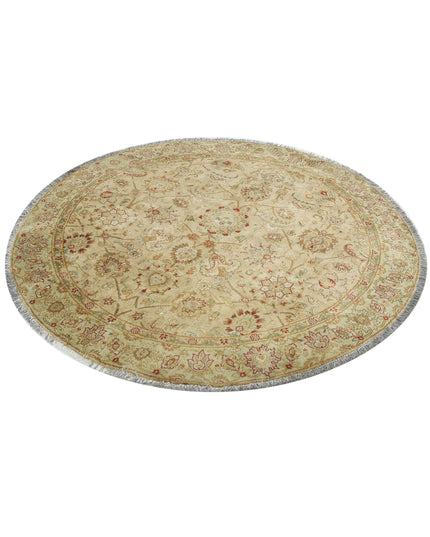 Ziegler 5' 5" X 5' 6" Hand Knotted Wool Rug 5' 5" X 5' 6" (165 X 168) / Beige / Wool
