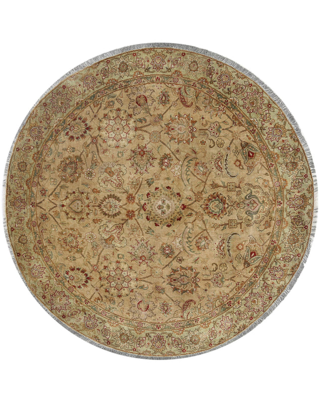 Ziegler 5' 5" X 5' 6" Hand Knotted Wool Rug 5' 5" X 5' 6" (165 X 168) / Beige / Wool