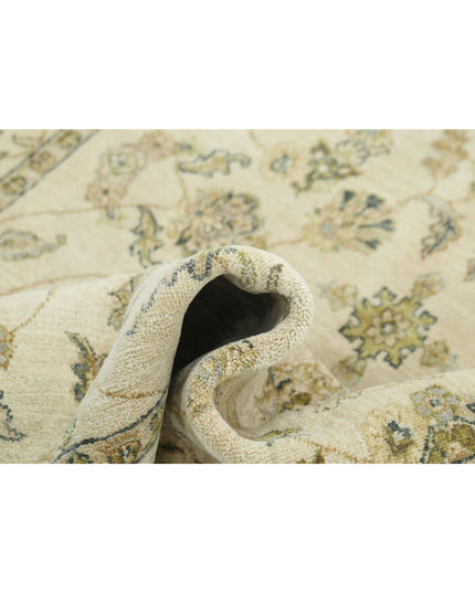 Ziegler 4' 5" X 6' 5" Hand Knotted Wool Rug 4' 5" X 6' 5" (135 X 196) / Ivory / Wool