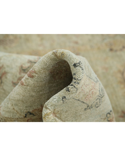 Ziegler 5' 4" X 7' 9" Hand Knotted Wool Rug 5' 4" X 7' 9" (162 X 236) / Green / Wool