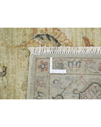 Ziegler 5' 4" X 7' 9" Hand Knotted Wool Rug 5' 4" X 7' 9" (162 X 236) / Green / Wool