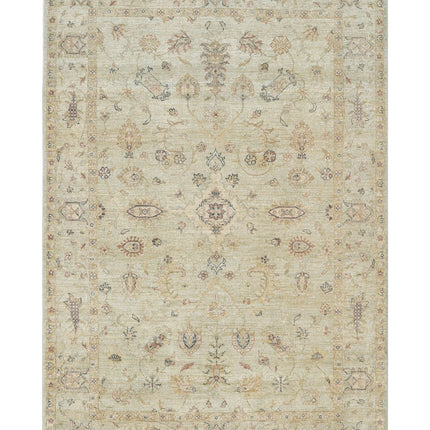 Ziegler 5' 4" X 7' 9" Hand Knotted Wool Rug 5' 4" X 7' 9" (162 X 236) / Green / Wool