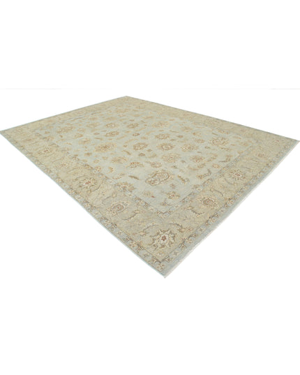 Ziegler 8' 8" X 11' 9" Hand Knotted Wool Rug 8' 8" X 11' 9" (264 X 358) / Blue / Wool