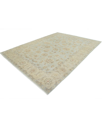 Ziegler 8' 8" X 11' 9" Hand Knotted Wool Rug 8' 8" X 11' 9" (264 X 358) / Blue / Wool