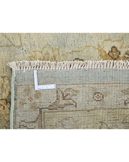 Ziegler 8' 8" X 11' 9" Hand Knotted Wool Rug 8' 8" X 11' 9" (264 X 358) / Blue / Wool