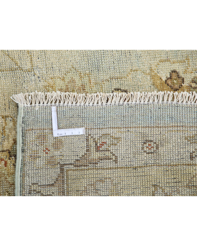 Ziegler 8' 8" X 11' 9" Hand Knotted Wool Rug 8' 8" X 11' 9" (264 X 358) / Blue / Wool