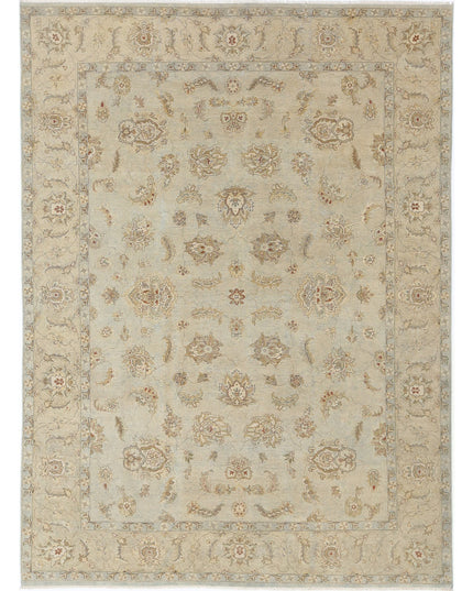 Ziegler 8' 8" X 11' 9" Hand Knotted Wool Rug 8' 8" X 11' 9" (264 X 358) / Blue / Wool