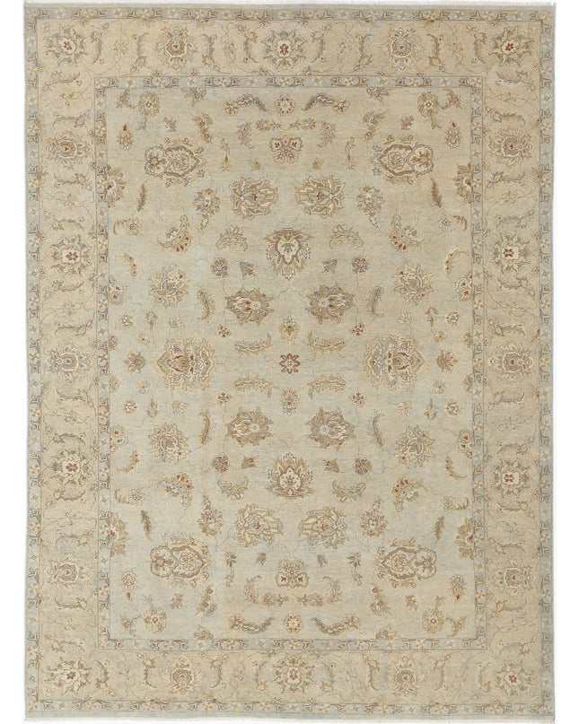Ziegler 8' 8" X 11' 9" Hand Knotted Wool Rug 8' 8" X 11' 9" (264 X 358) / Blue / Wool