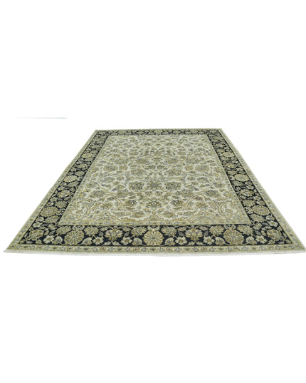 Ziegler 7' 9" X 9' 4" Hand Knotted Wool Rug 7' 9" X 9' 4" (236 X 284) / Green / Wool