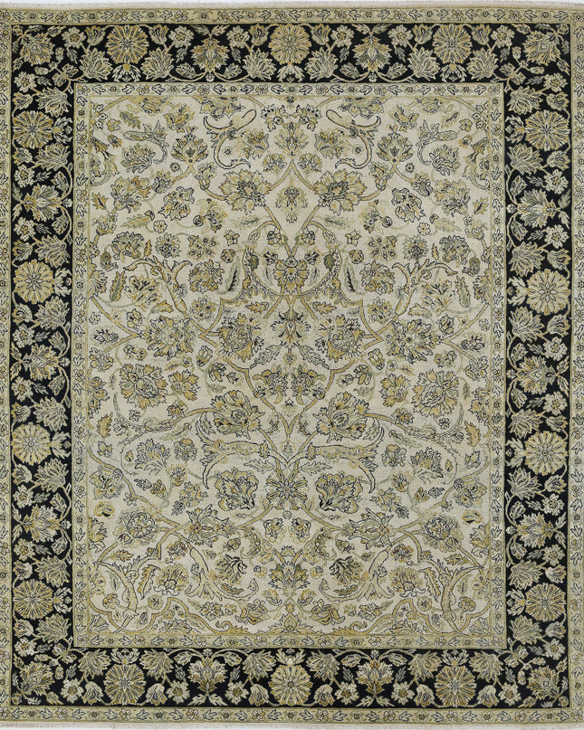 Ziegler 7' 9" X 9' 4" Hand Knotted Wool Rug 7' 9" X 9' 4" (236 X 284) / Green / Wool