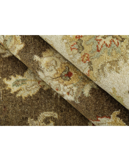 Ziegler 8' 8" X 11' 6" Hand Knotted Wool Rug 8' 8" X 11' 6" (264 X 351) / Green / Wool