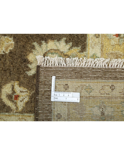 Ziegler 8' 8" X 11' 6" Hand Knotted Wool Rug 8' 8" X 11' 6" (264 X 351) / Green / Wool