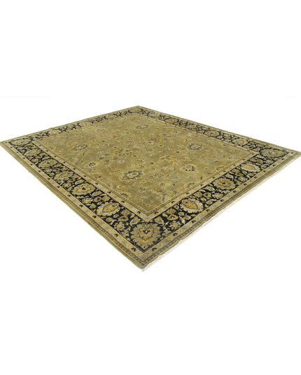Ziegler 7' 9" X 9' 4" Hand Knotted Wool Rug 7' 9" X 9' 4" (236 X 284) / Green / Wool