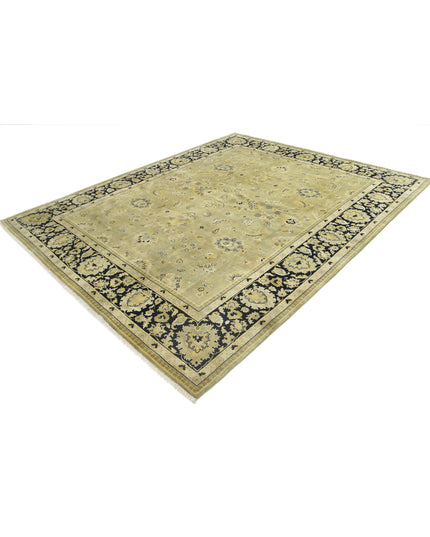 Ziegler 7' 9" X 9' 4" Hand Knotted Wool Rug 7' 9" X 9' 4" (236 X 284) / Green / Wool