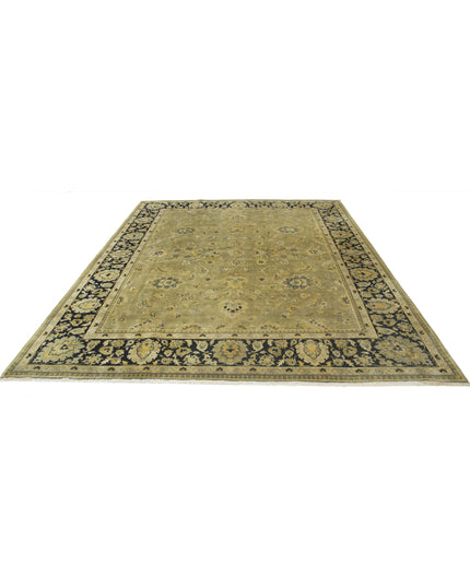 Ziegler 7' 9" X 9' 4" Hand Knotted Wool Rug 7' 9" X 9' 4" (236 X 284) / Green / Wool