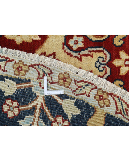 Ziegler 7' 7" X 7' 9" Hand Knotted Wool Rug 7' 7" X 7' 9" (231 X 236) / Red / Wool