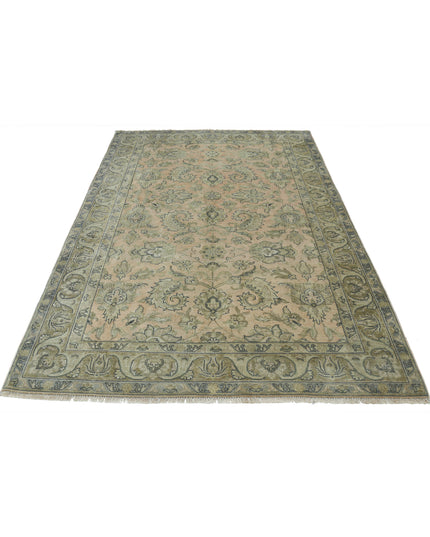 Ziegler 4' 10" X 7' 7" Hand Knotted Wool Rug 4' 10" X 7' 7" (147 X 231) / Pink / Wool