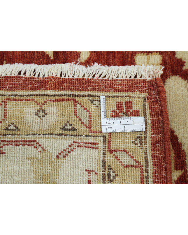 Ziegler 9' 0" X 12' 1" Hand Knotted Wool Rug 9' 0" X 12' 1" (274 X 368) / Rust / Wool