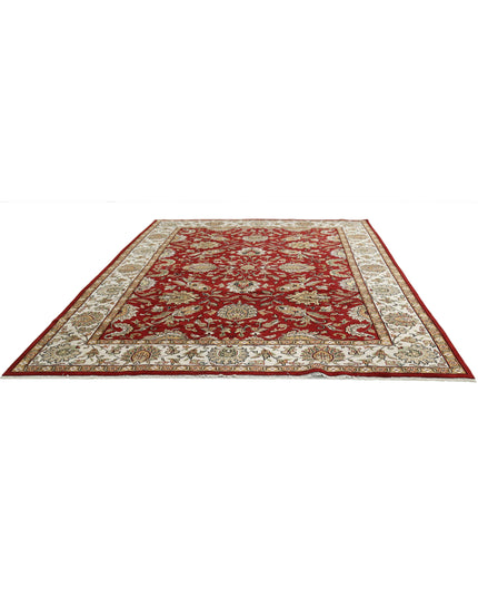 Ziegler 8' 9" X 11' 9" Hand Knotted Wool Rug 8' 9" X 11' 9" (267 X 358) / Red / Wool