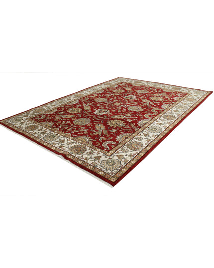 Ziegler 8' 9" X 11' 9" Hand Knotted Wool Rug 8' 9" X 11' 9" (267 X 358) / Red / Wool