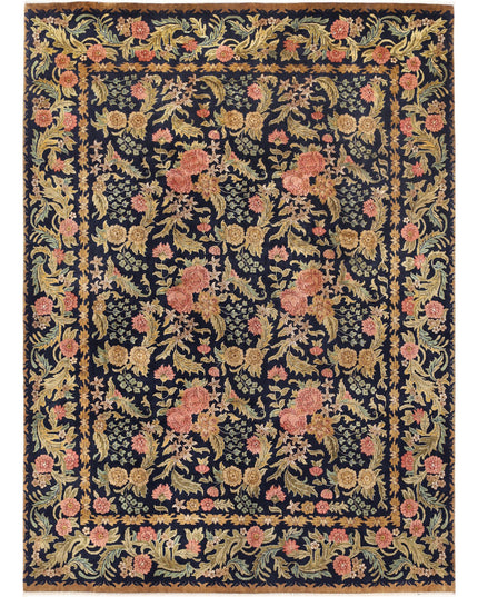 Ziegler 8' 9" X 11' 10" Hand Knotted Wool Rug 8' 9" X 11' 10" (267 X 361) / Blue / Wool