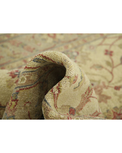 Ziegler 4' 0" X 5' 9" Hand Knotted Wool Rug 4' 0" X 5' 9" (122 X 175) / Beige / Wool