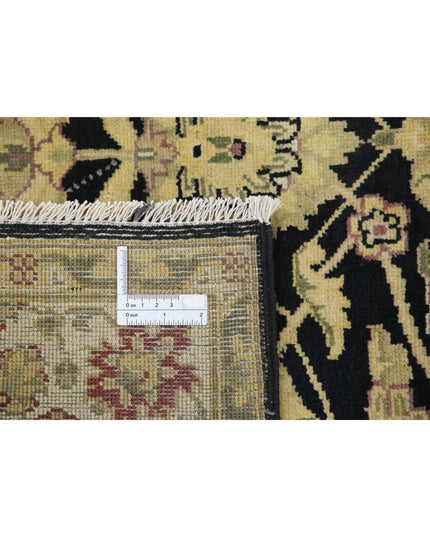 Ziegler 4' 0" X 5' 9" Hand Knotted Wool Rug 4' 0" X 5' 9" (122 X 175) / Black / Wool